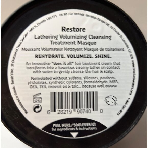 TWEAK'D Restore Lathering Volumizing Cleansing Treatment Masque - Picture 2 of 4